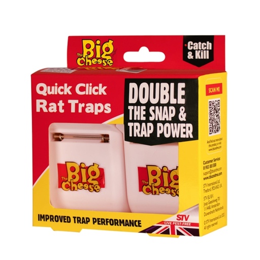 STV  Quick Click Rat Trap - Twinpack