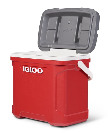 IGLOO-Latitude 30 Cooler Box - Industrial Red /Meteorite