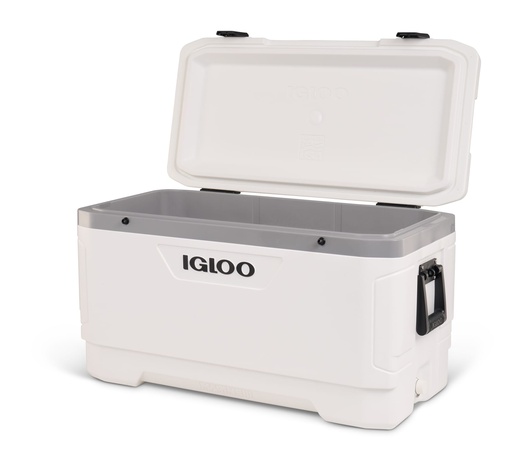 IGLOO-Latitude Marine Ultra 100 Cooler Box - White / Moonscape Gray