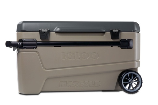 IGLOO-Sportsman Sunset Glide 110 Cooler Box - Sandstone / Carbonite DISC