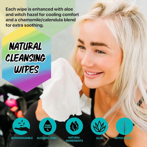 Klean Freak Body Wipes - Mini Master Pack 12 - Tea Tree Body Wipes