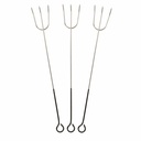 [60524] La Hacienda - 3-Piece Toasting Fork -Silver Image 