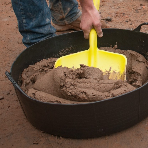 Red  Gorilla -  Tubs & Recycled Black Tubs - Large Shallow 35L Black 