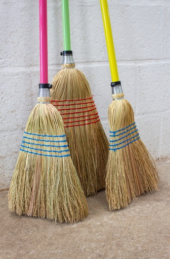 Red  Gorilla - Corn Brooms - Large (NEW 120CM HANDLE PINK)
