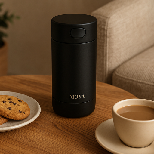Moya "Ripple" 240ml Travel Coffee Mug Black
