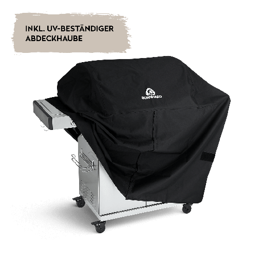 Burnhard FRED - 3-Burner Gas Grill Basic Edition - Series 3 Stainless Steel with Cast Iron Grate