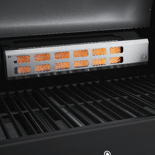 Burnhard FRED - 3-Burner Gas Grill Deluxe Black Edition - Series 3 with Cast Iron Grate