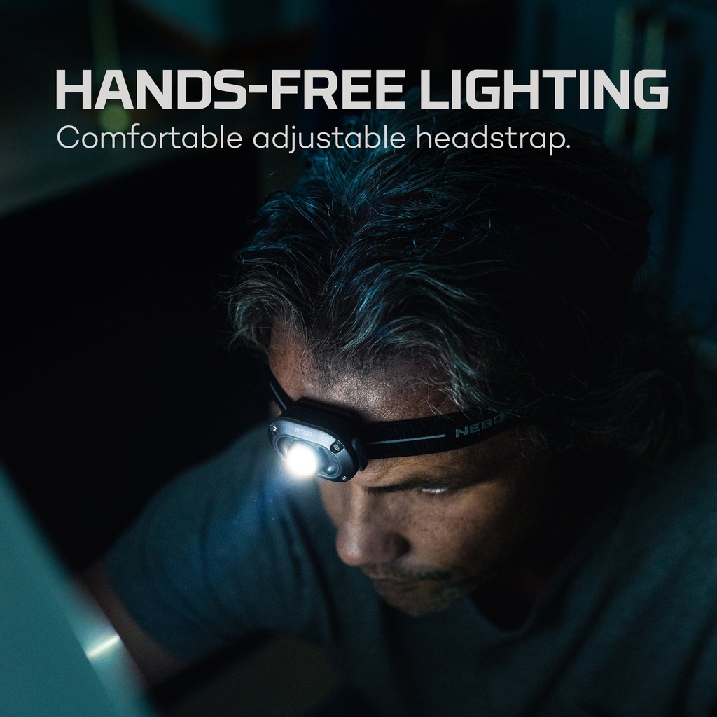 [NEB-HLP-0008-H] Nebo - EINSTEIN 1500 FLEX HEADLAMP Image 
