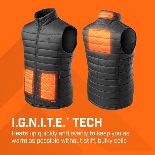 HEATED VEST MEN'S XLARGE