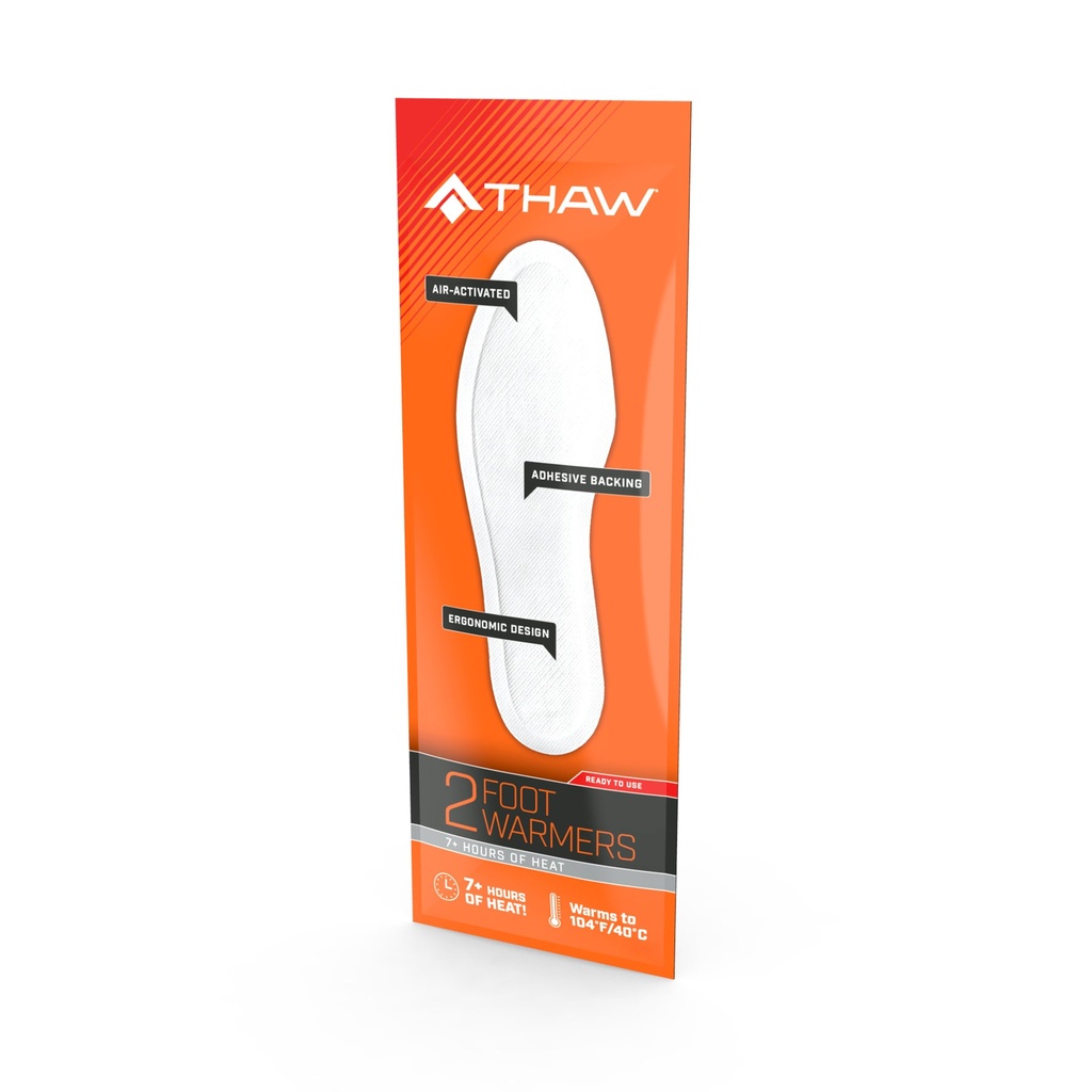 [THA-FOT-0003-POS] THAW - 30 Pairs-Disposable Insole Warmers - Large Image 