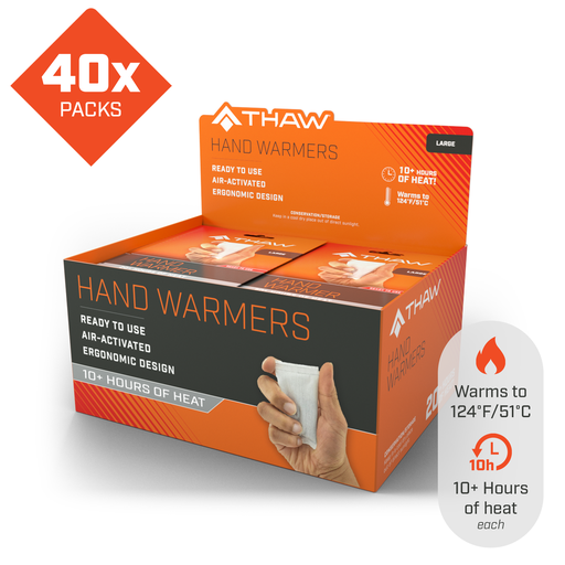 THAW - 5 Pack-Disposable Hand Warmer - Large