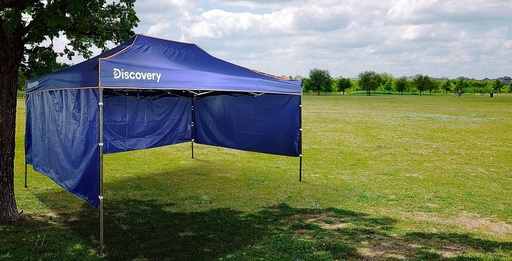 Discovery - 30 Gazebo with 3 side panels