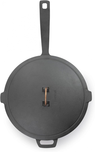 BareBones - Enamel Lined Cast Iron Skillet - 12 in - Vintage White