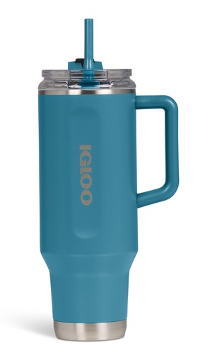 IGLOO - 40 OZ Stainless Steel Travel Mug  - Modern Blue DISC