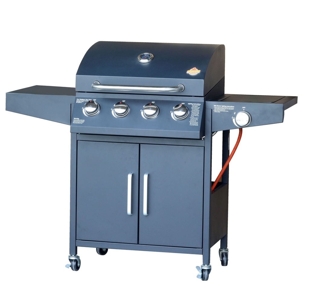 Pure Fire - 4 Burner + Side Gas Grill