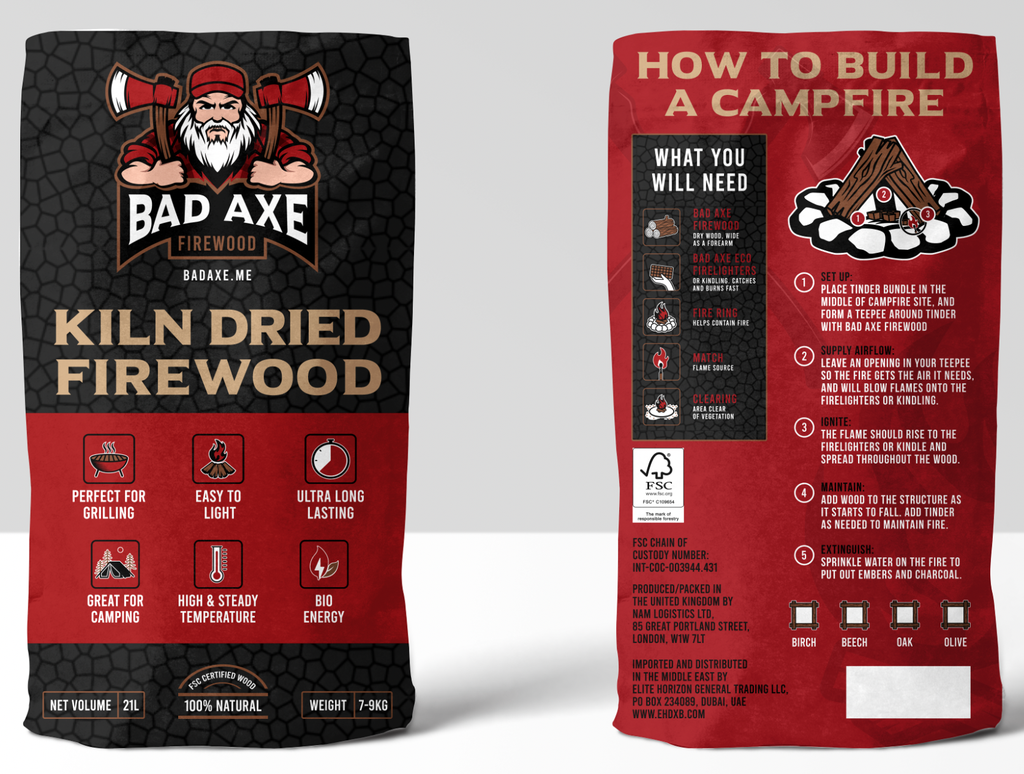 Bad Axe - 40L Bag Sicklebush Firewood
