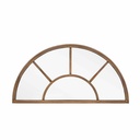 La Hacienda - Aged Half Moon Arch Mirror 100 x 50 cm