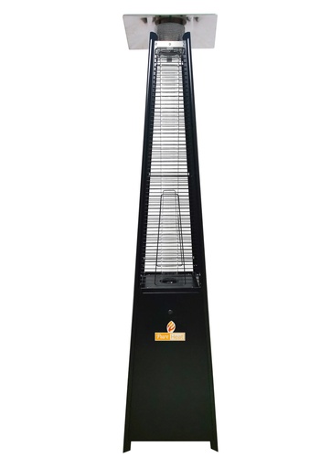 Pyramid Style Gas Patio Heater In Black