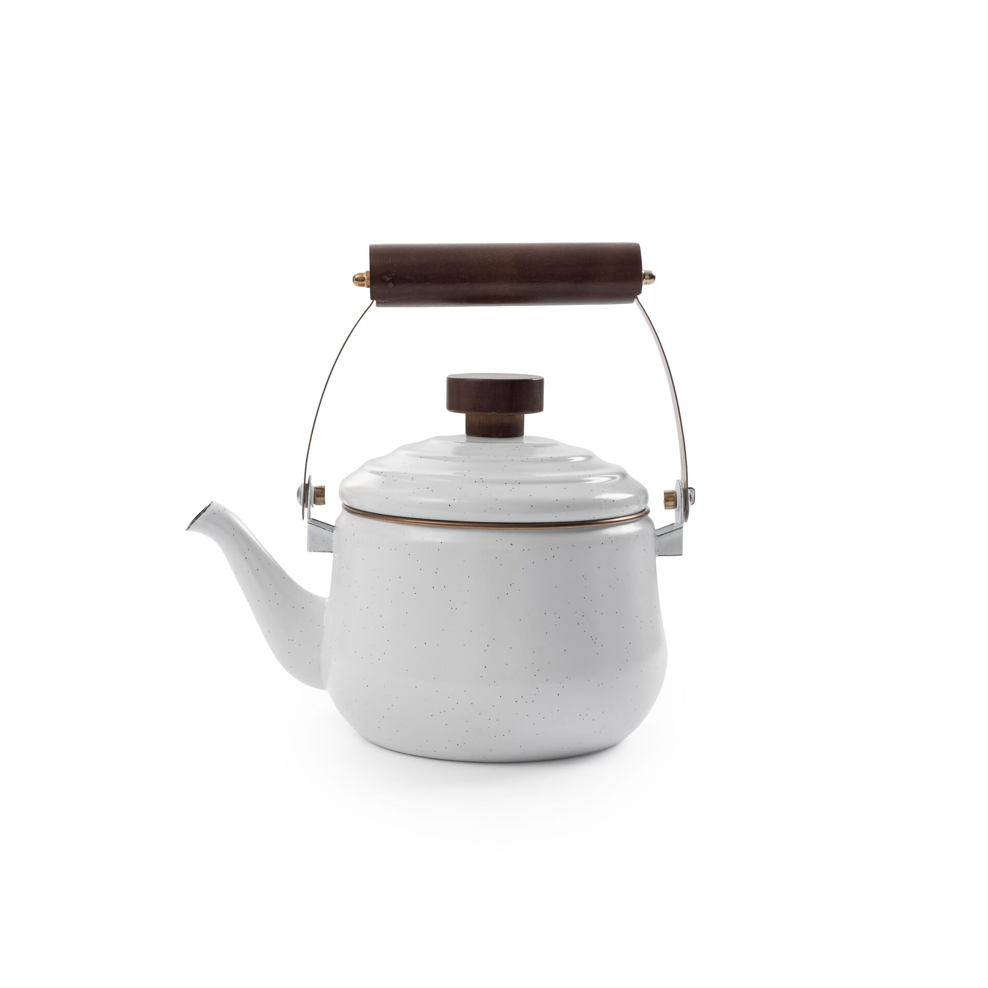 BareBones - Enamel Teapot Eggshell