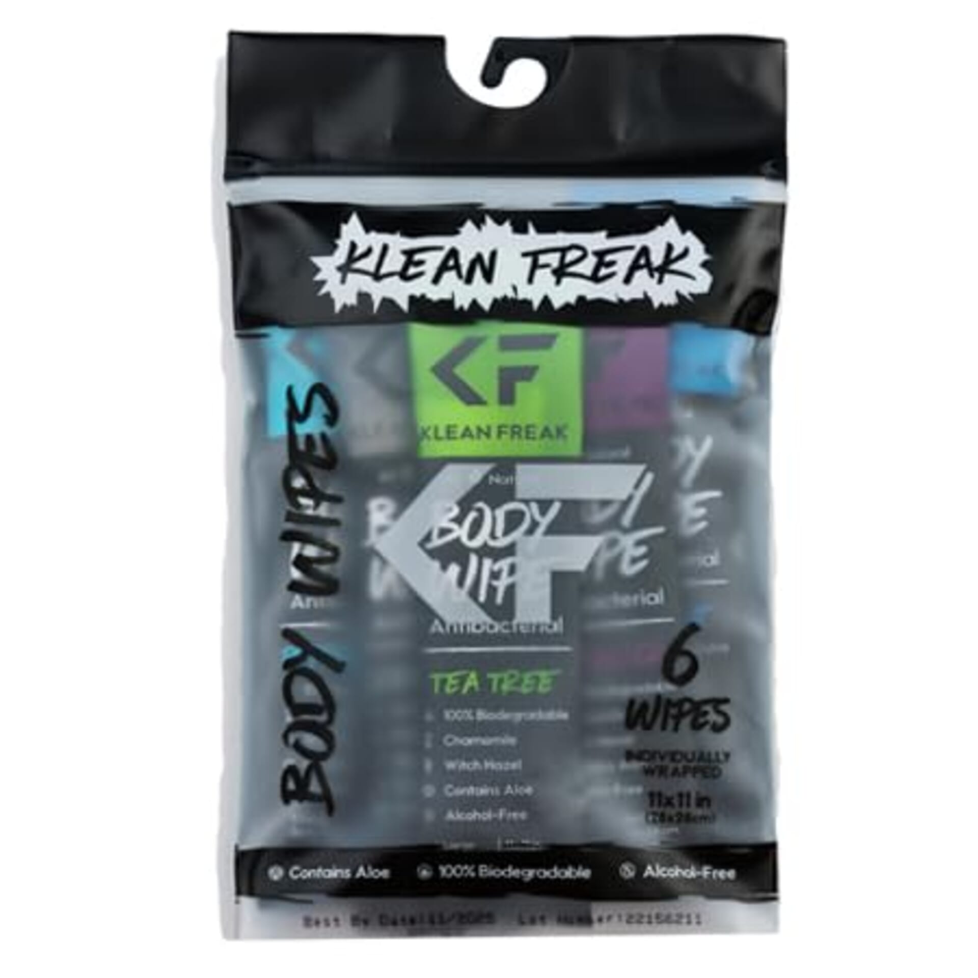 Klean Freak - Body Wipes - Trial Pack - 6 Wipes