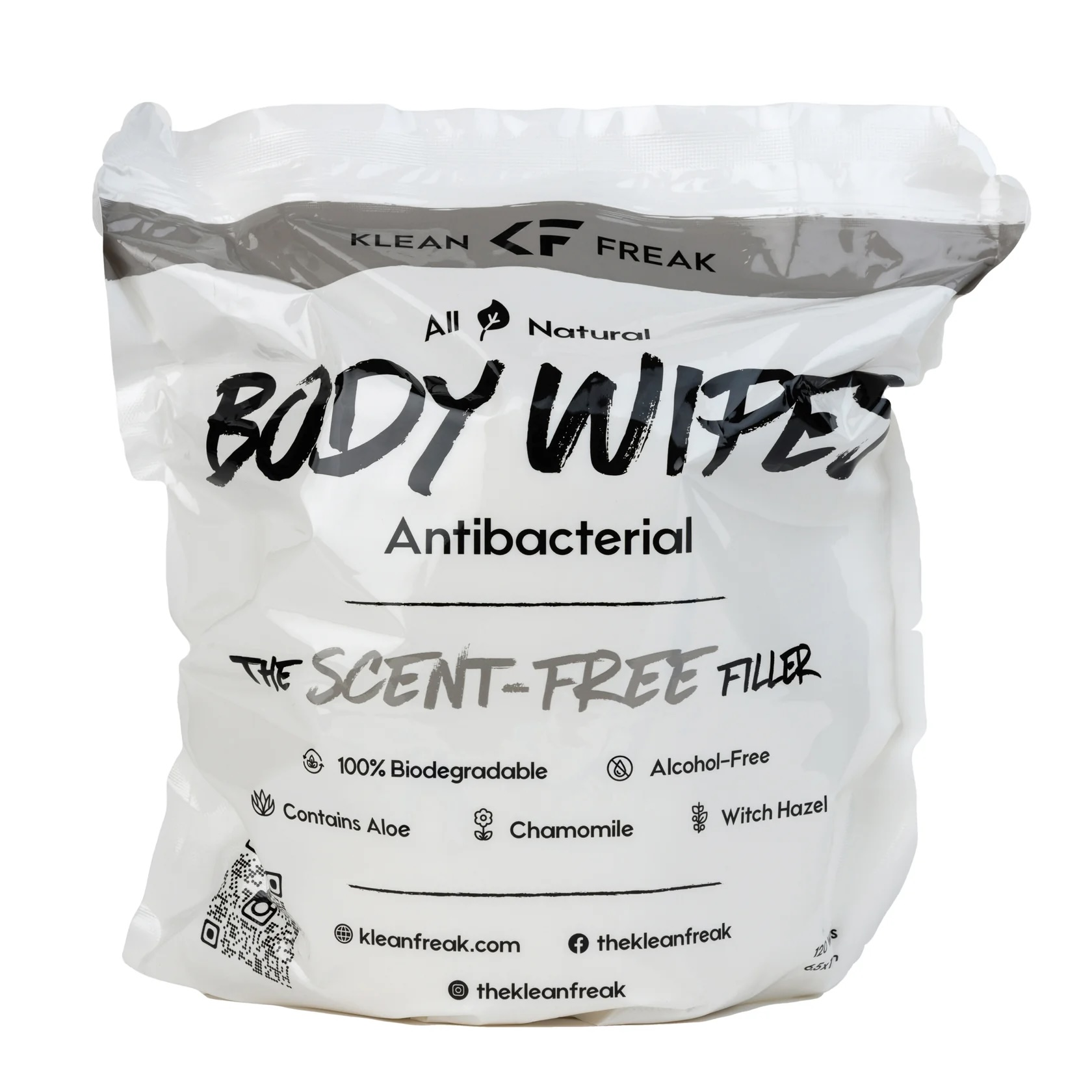 Klean Freak - Body Wipes - The Filler - Scent Free