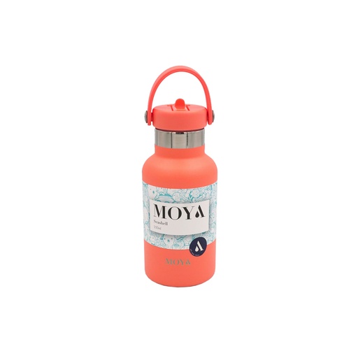Moya "Seashell" 350ml Insulated Sustainable Water Bottle Coral