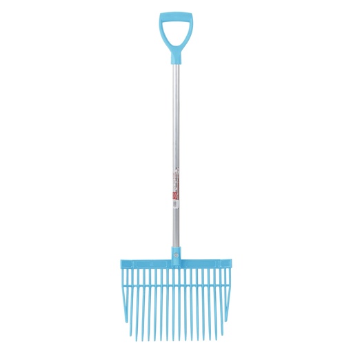 Red Gorilla - PC Bedding Fork Short D-Handle - Sky Blue (Short Handle)