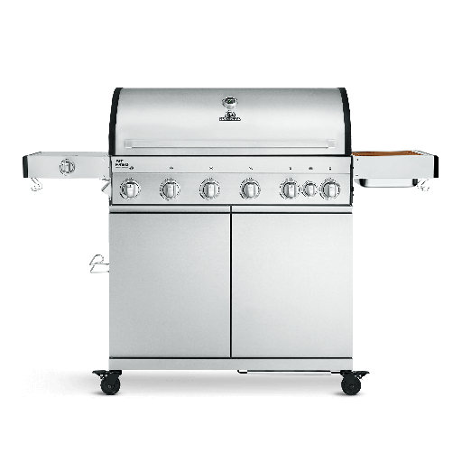 Burnhard Fat FRED - 6-Burner Gas Grill Deluxe Stainless Steel - Series 3 with Stainless Steel Grate